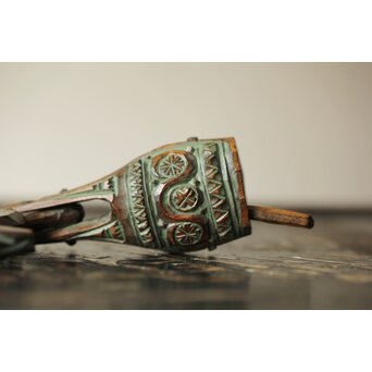 砂澤ビッキ 幸福の鳥 木彫　X370 