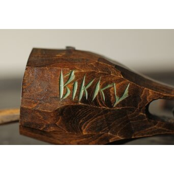 砂澤ビッキ 幸福の鳥 木彫　X370 