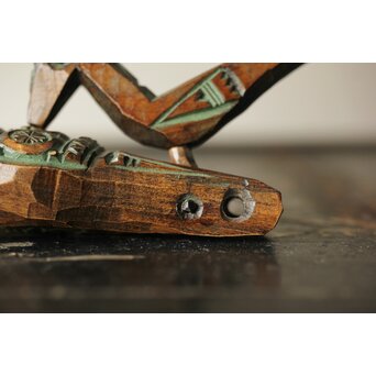 砂澤ビッキ 幸福の鳥 木彫　X370 