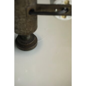 吹雪ガラス 時代二灯式照明　A046 