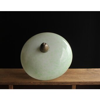 吹雪ガラス 時代二灯式照明　A046 