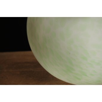 吹雪ガラス 時代二灯式照明　A046 