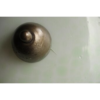 吹雪ガラス 時代二灯式照明　A046 