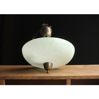 吹雪ガラス 時代二灯式照明　A046