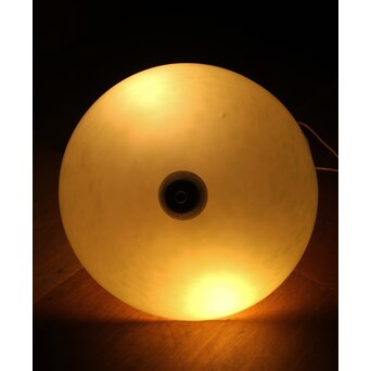 吹雪ガラス 時代二灯式照明　A046 