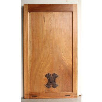 総欅 一枚板の蔵戸　W077Y