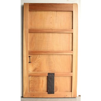 総欅 一枚板の蔵戸　W077Y 