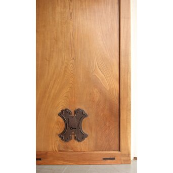 総欅 一枚板の蔵戸　W077Y 