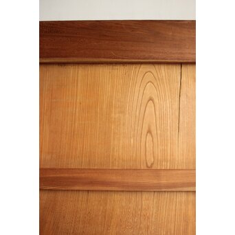 総欅 一枚板の蔵戸　W077Y 