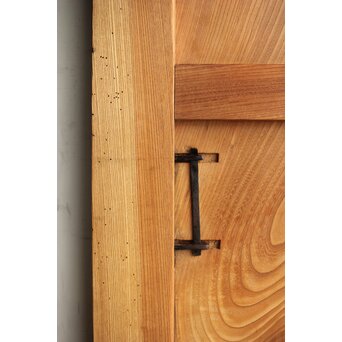 総欅 一枚板の蔵戸　W077Y 