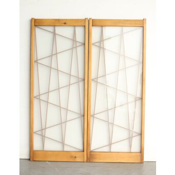 幾何学模様 書院 2枚1組　R0241 