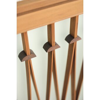 松葉組子の小型天袋系引戸 大小 4枚1組　R0244 