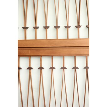 松葉組子の小型天袋系引戸 大小 4枚1組　R0244 