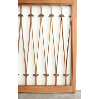 松葉組子の小型天袋系引戸 大小 4枚1組　R0244 