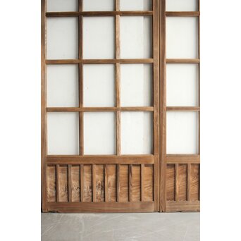 ハイサイズ クリアガラス戸 2枚1組　D188 