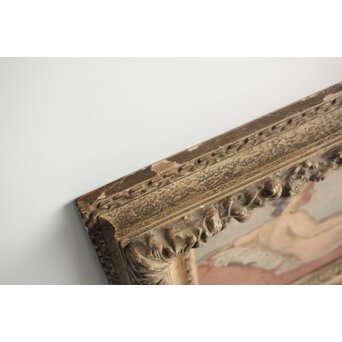 鈴木千久馬 裸婦 油彩額装　Z317 