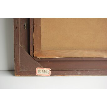 鈴木千久馬 裸婦 油彩額装　Z317 