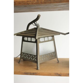 銅製灯籠 七宝紋 ブラケット照明 2個1組　A047 