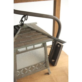 銅製灯籠 七宝紋 ブラケット照明 2個1組　A047 