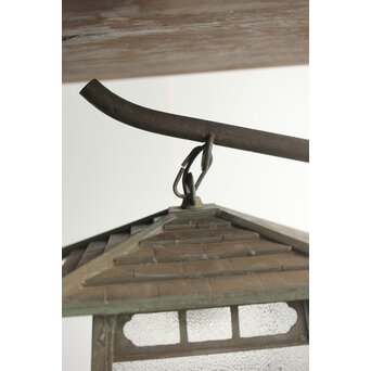 銅製灯籠 七宝紋 ブラケット照明 2個1組　A047 