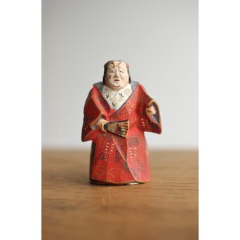 木彫根付 能　X373