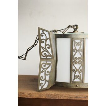 唐草紋シャンデリア照明　A048 