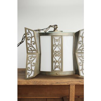 唐草紋シャンデリア照明　A048 