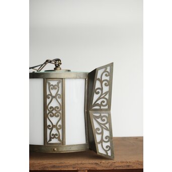 唐草紋シャンデリア照明　A048 