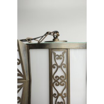 唐草紋シャンデリア照明　A048 