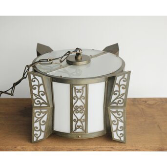 唐草紋シャンデリア照明　A048 