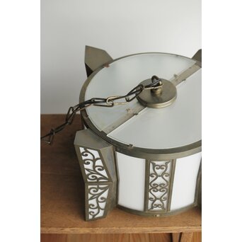 唐草紋シャンデリア照明　A048 