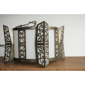 唐草紋シャンデリア照明　A048 