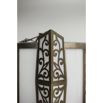 唐草紋シャンデリア照明　A048 