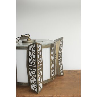 唐草紋シャンデリア照明　A048 