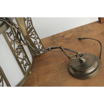 唐草紋シャンデリア照明　A048 