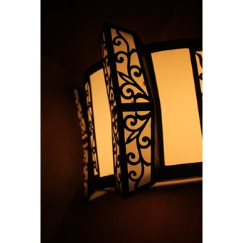 唐草紋シャンデリア照明　A048 