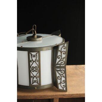 唐草紋シャンデリア照明　A048 