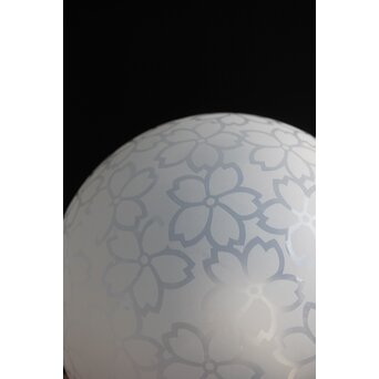 桜紋 オパールセントガラス球体照明　A049Y 