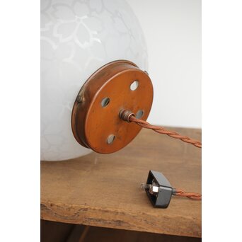 桜紋 オパールセントガラス球体照明　A049Y 