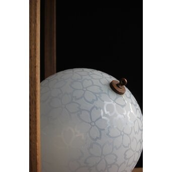 桜紋 オパールセントガラス球体照明　A049Y 