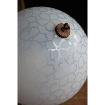 桜紋 オパールセントガラス球体照明　A049Y 