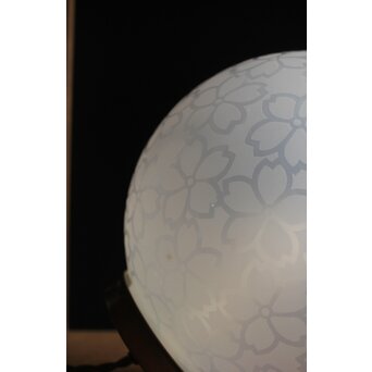 桜紋 オパールセントガラス球体照明　A049Y 