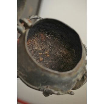 獅子麒麟 古銅香炉　M334 