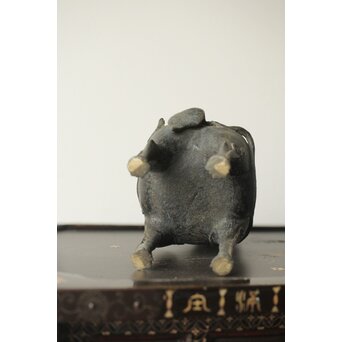 獅子麒麟 古銅香炉　M334 