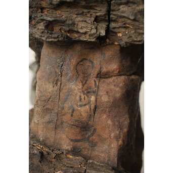 安政年号入 石仏と厨子　U309 