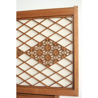 白木 小型組子書院/天袋　R0245 