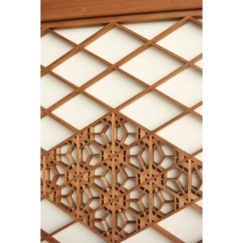 白木 小型組子書院/天袋　R0245 