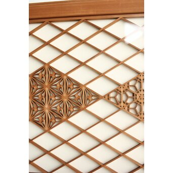 白木 小型組子書院/天袋　R0245 