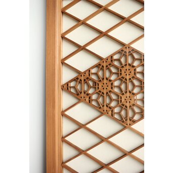 白木 小型組子書院/天袋　R0245 