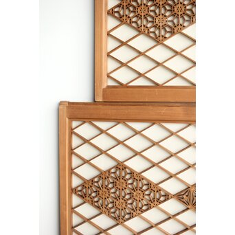 白木 小型組子書院/天袋　R0245 